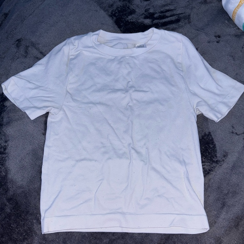 White crop top